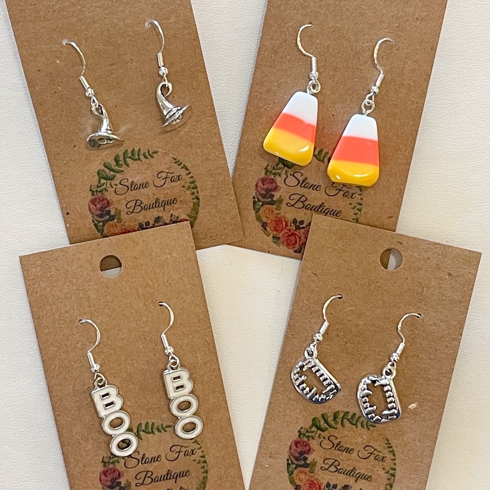 FUN!! Handmade Halloween Earring Bundle.